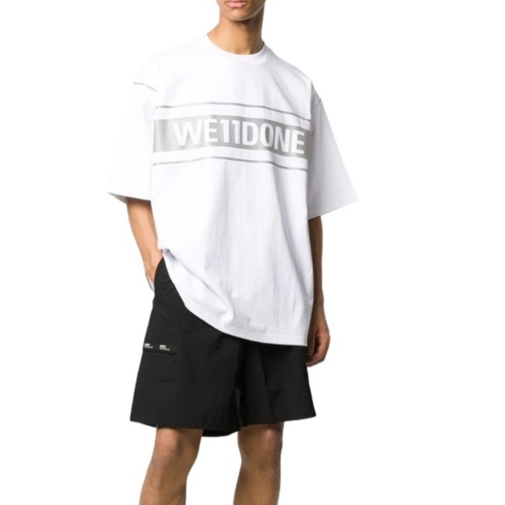 We11done LOGO Printed T-Shirt in White
